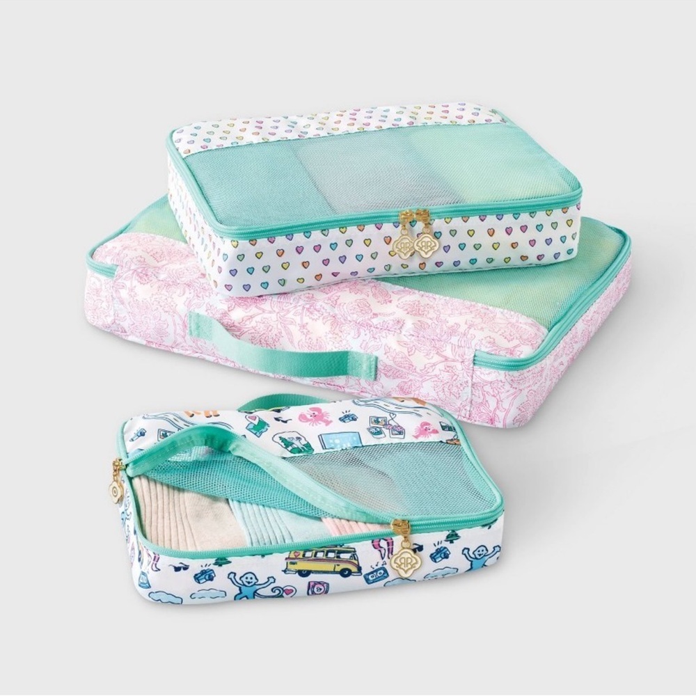 Roller Rabbit x Target 3 Piece Colorful Packing Cube Set - Picture 2 of 5